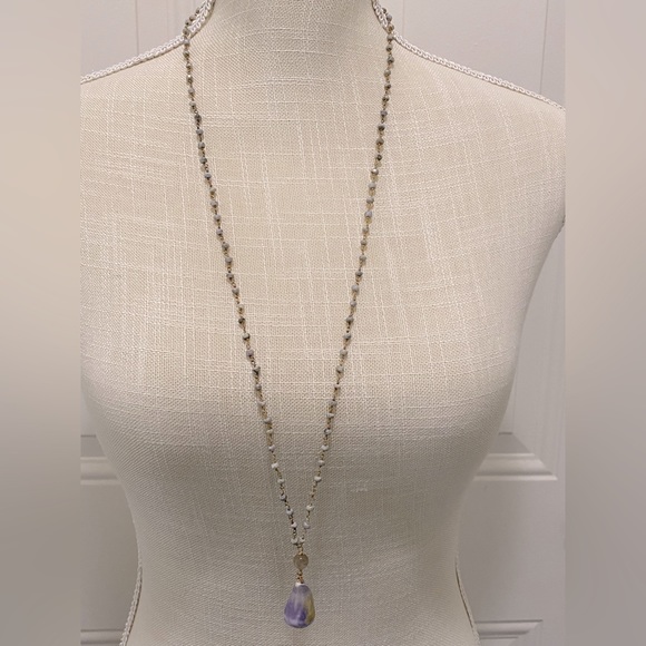 Gemstone & Shell Necklace - Picture 6 of 6